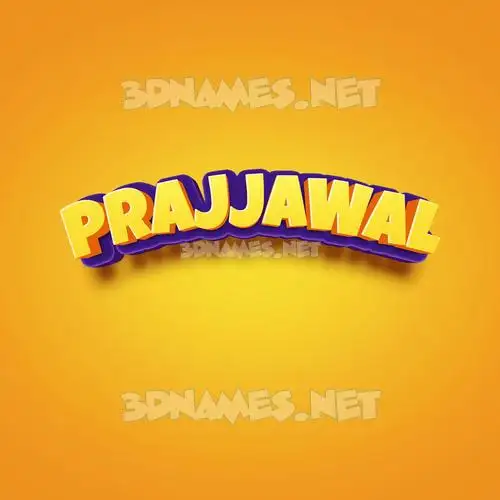 prajjawal in Orange Toon style - 3D name wallpaper prajjawal in Orange Toon style - 3D name wallpaper