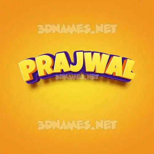 prajwal in Orange Toon style - 3D name wallpaper prajwal in Orange Toon style - 3D name wallpaper