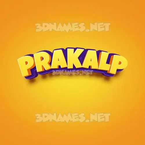 prakalp in Orange Toon style - 3D name wallpaper prakalp in Orange Toon style - 3D name wallpaper