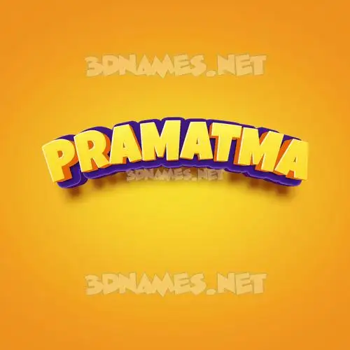 pramatma in Orange Toon style - 3D name wallpaper pramatma in Orange Toon style - 3D name wallpaper