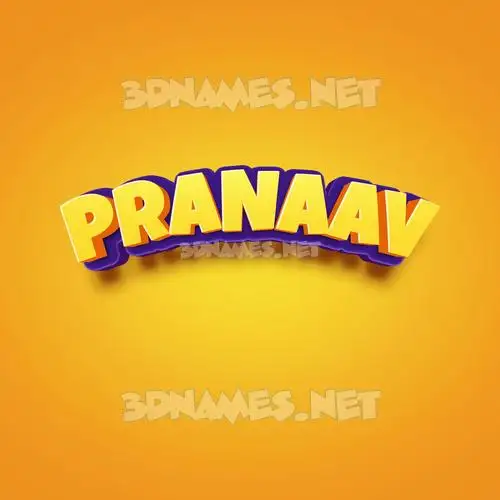 pranaav in Orange Toon style - 3D name wallpaper pranaav in Orange Toon style - 3D name wallpaper