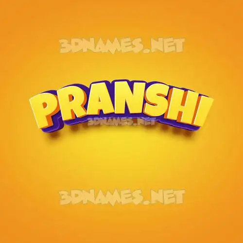 pranshi in Orange Toon style - 3D name wallpaper pranshi in Orange Toon style - 3D name wallpaper