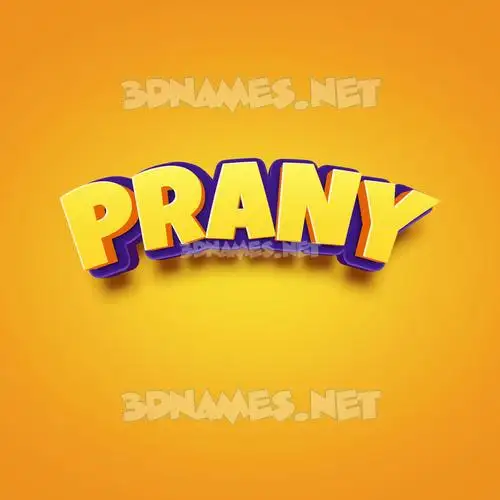 prany in Orange Toon style - 3D name wallpaper prany in Orange Toon style - 3D name wallpaper