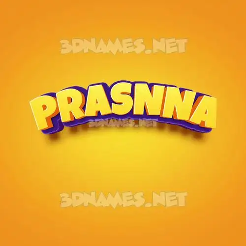 prasnna in Orange Toon style - 3D name wallpaper prasnna in Orange Toon style - 3D name wallpaper