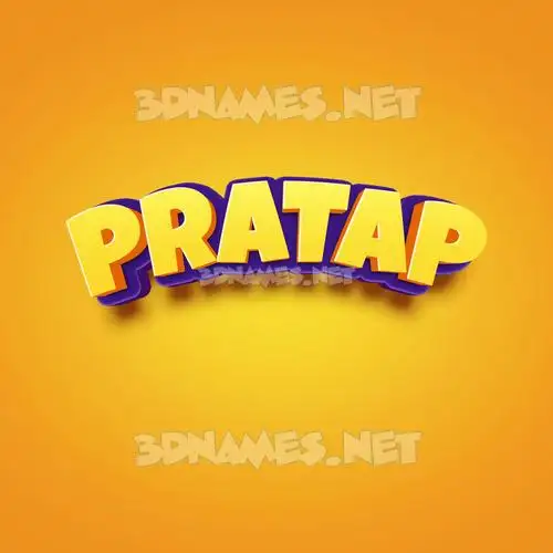 pratap in Orange Toon style - 3D name wallpaper pratap in Orange Toon style - 3D name wallpaper