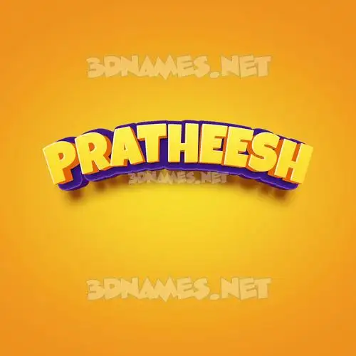 pratheesh in Orange Toon style - 3D name wallpaper pratheesh in Orange Toon style - 3D name wallpaper