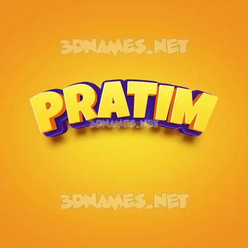 pratim in Orange Toon style - 3D name wallpaper pratim in Orange Toon style - 3D name wallpaper