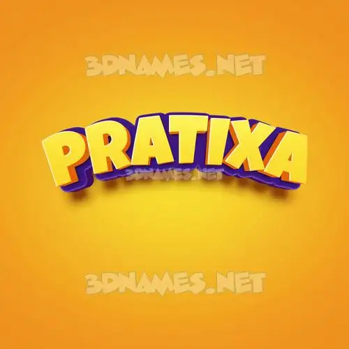 pratixa in Orange Toon style - 3D name wallpaper pratixa in Orange Toon style - 3D name wallpaper