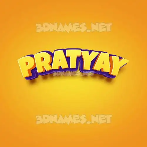 pratyay in Orange Toon style - 3D name wallpaper pratyay in Orange Toon style - 3D name wallpaper