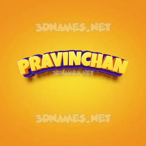 pravinchan in Orange Toon style - 3D name wallpaper pravinchan in Orange Toon style - 3D name wallpaper