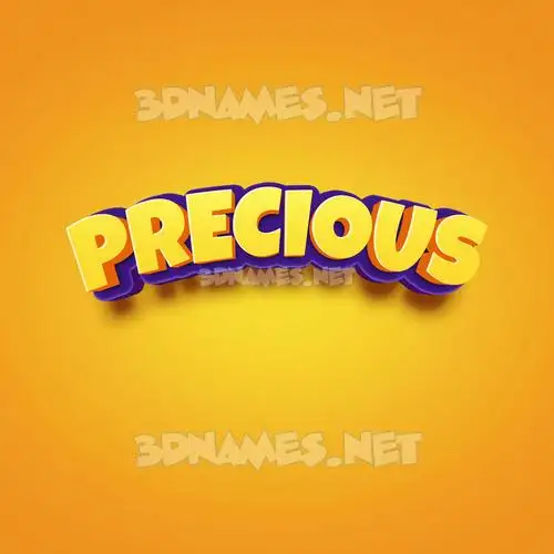 precious in Orange Toon style - 3D name wallpaper precious in Orange Toon style - 3D name wallpaper