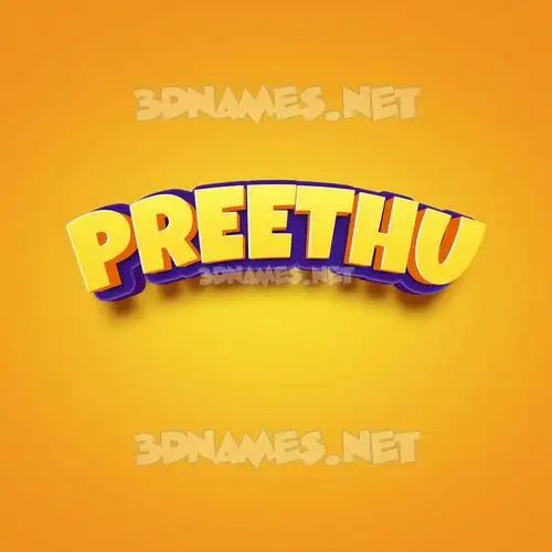 preethu in Orange Toon style - 3D name wallpaper preethu in Orange Toon style - 3D name wallpaper