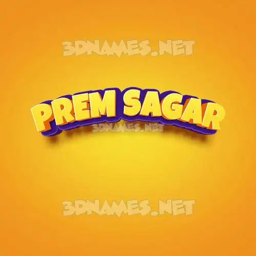 prem sagar in Orange Toon style - 3D name wallpaper prem sagar in Orange Toon style - 3D name wallpaper
