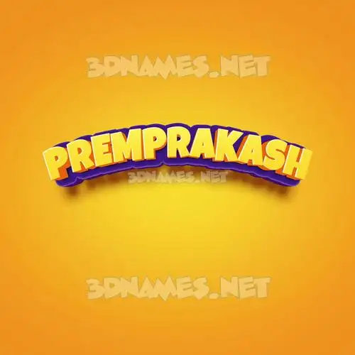 premprakash in Orange Toon style - 3D name wallpaper premprakash in Orange Toon style - 3D name wallpaper