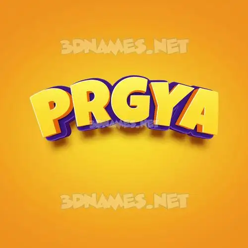 prgya in Orange Toon style - 3D name wallpaper prgya in Orange Toon style - 3D name wallpaper