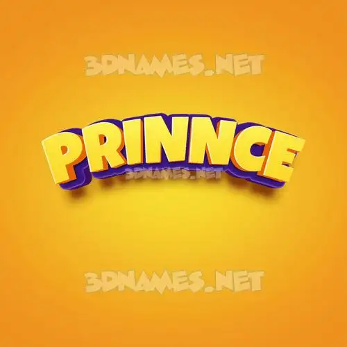 prinnce in Orange Toon style - 3D name wallpaper prinnce in Orange Toon style - 3D name wallpaper