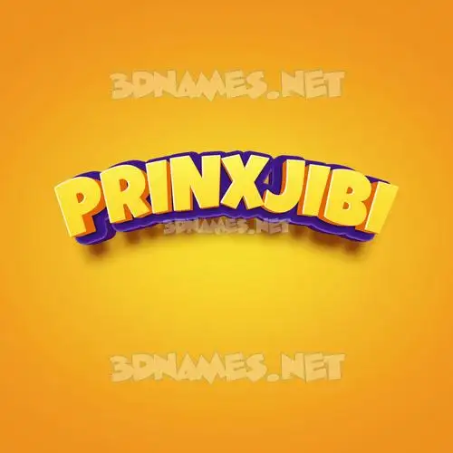 prinxjibi in Orange Toon style - 3D name wallpaper prinxjibi in Orange Toon style - 3D name wallpaper
