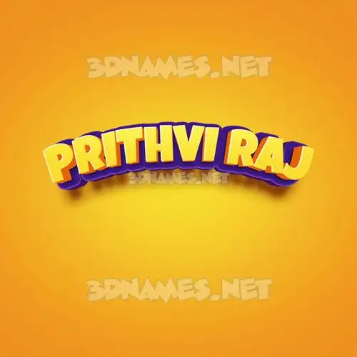 prithvi raj in Orange Toon style - 3D name wallpaper prithvi raj in Orange Toon style - 3D name wallpaper