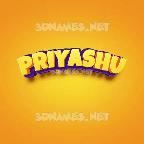 priyashu in Orange Toon style - 3D name wallpaper priyashu in Orange Toon style - 3D name wallpaper