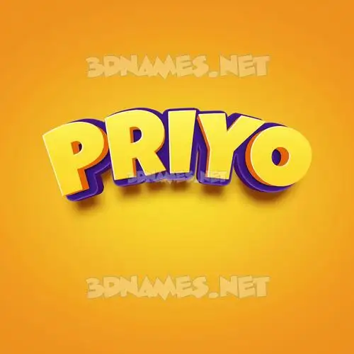 priyo in Orange Toon style - 3D name wallpaper priyo in Orange Toon style - 3D name wallpaper