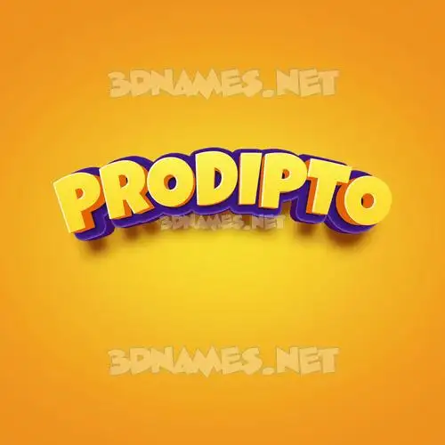prodipto in Orange Toon style - 3D name wallpaper prodipto in Orange Toon style - 3D name wallpaper