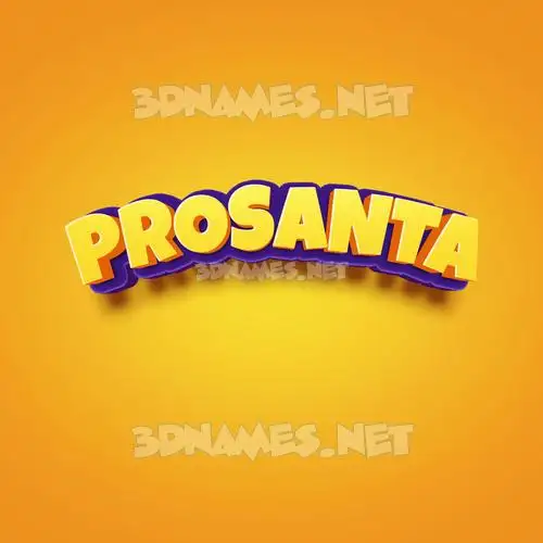 prosanta in Orange Toon style - 3D name wallpaper prosanta in Orange Toon style - 3D name wallpaper