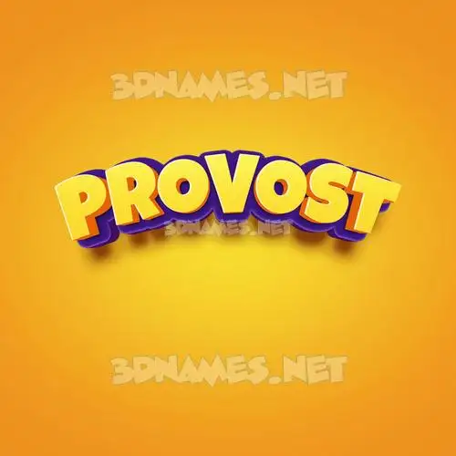 provost in Orange Toon style - 3D name wallpaper provost in Orange Toon style - 3D name wallpaper