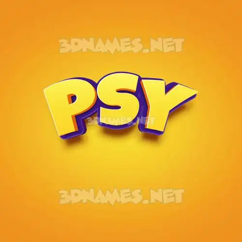 psy in Orange Toon style - 3D name wallpaper psy in Orange Toon style - 3D name wallpaper