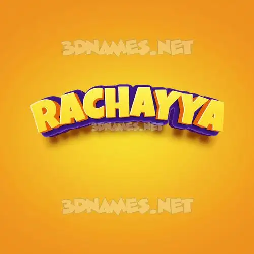 rachayya in Orange Toon style - 3D name wallpaper rachayya in Orange Toon style - 3D name wallpaper