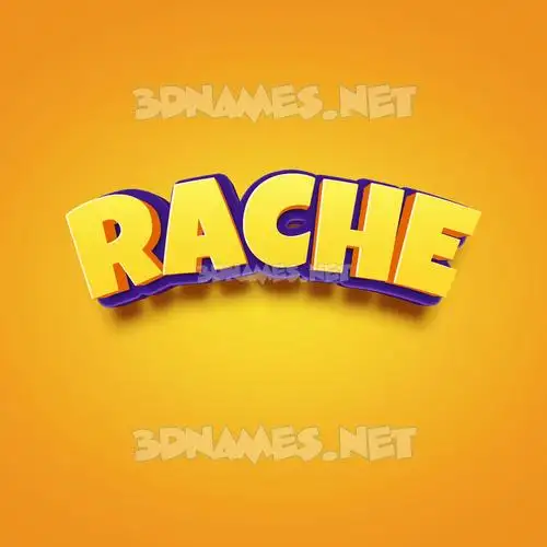 rache in Orange Toon style - 3D name wallpaper rache in Orange Toon style - 3D name wallpaper