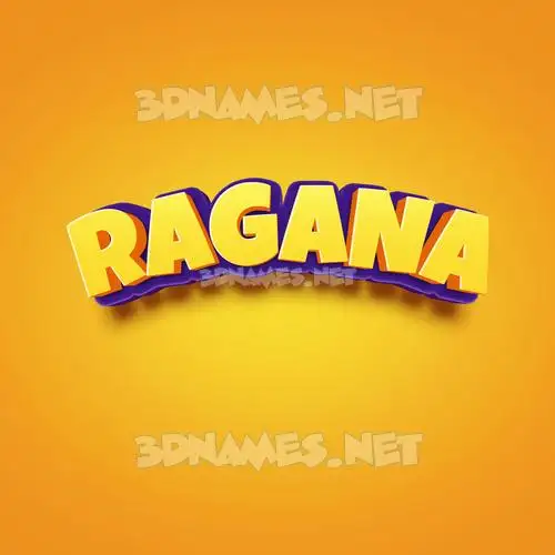 ragana in Orange Toon style - 3D name wallpaper ragana in Orange Toon style - 3D name wallpaper
