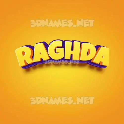 raghda in Orange Toon style - 3D name wallpaper raghda in Orange Toon style - 3D name wallpaper