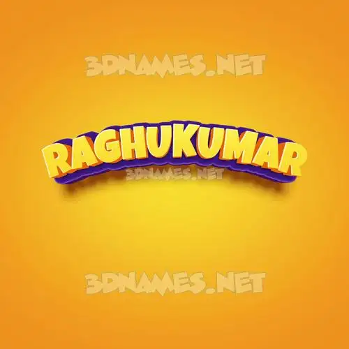 raghukumar in Orange Toon style - 3D name wallpaper raghukumar in Orange Toon style - 3D name wallpaper