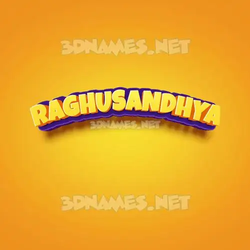 raghusandhya in Orange Toon style - 3D name wallpaper raghusandhya in Orange Toon style - 3D name wallpaper