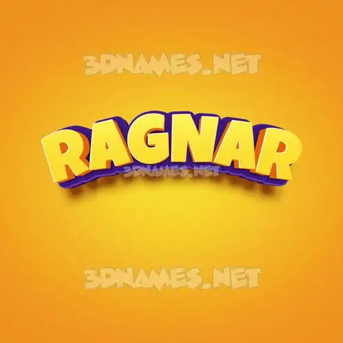 ragnar in Orange Toon style - 3D name wallpaper ragnar in Orange Toon style - 3D name wallpaper