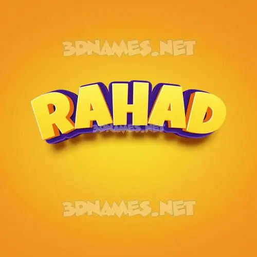 rahad in Orange Toon style - 3D name wallpaper rahad in Orange Toon style - 3D name wallpaper