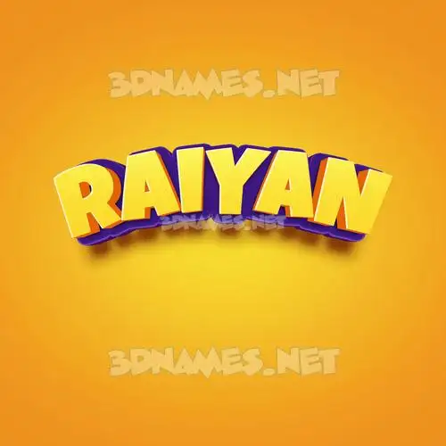 raiyan in Orange Toon style - 3D name wallpaper raiyan in Orange Toon style - 3D name wallpaper