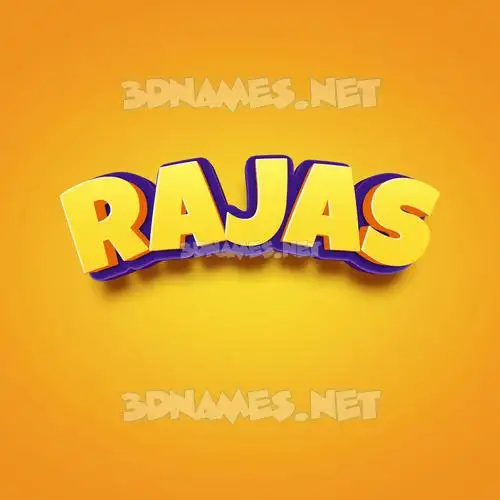 rajas in Orange Toon style - 3D name wallpaper rajas in Orange Toon style - 3D name wallpaper