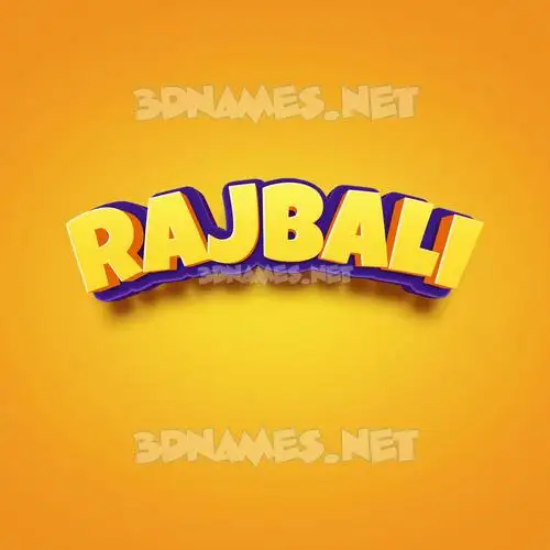 rajbali in Orange Toon style - 3D name wallpaper rajbali in Orange Toon style - 3D name wallpaper