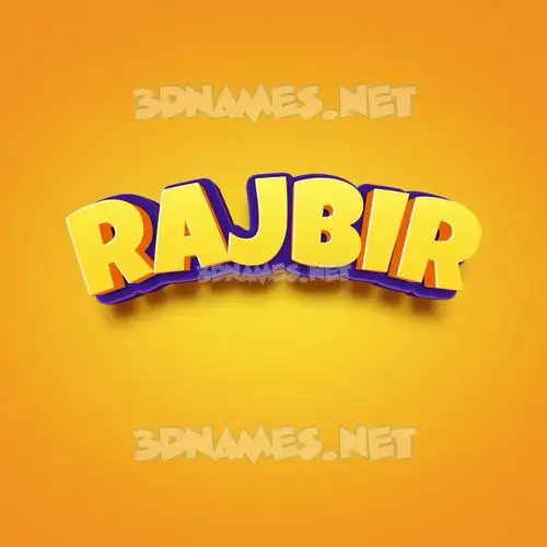 rajbir in Orange Toon style - 3D name wallpaper rajbir in Orange Toon style - 3D name wallpaper