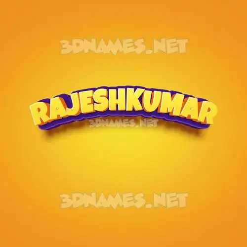 rajeshkumar in Orange Toon style - 3D name wallpaper rajeshkumar in Orange Toon style - 3D name wallpaper