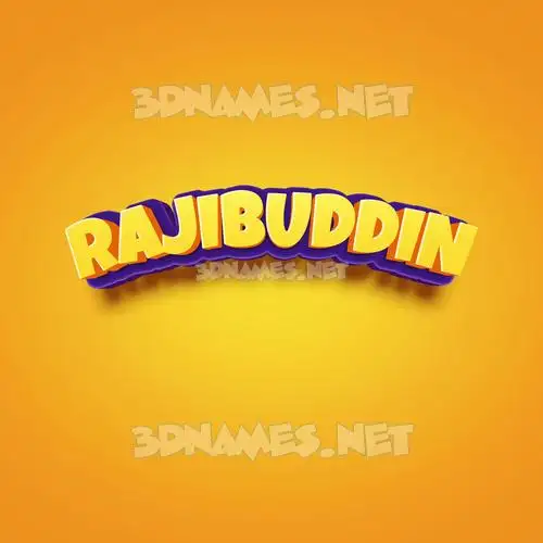 rajibuddin in Orange Toon style - 3D name wallpaper rajibuddin in Orange Toon style - 3D name wallpaper