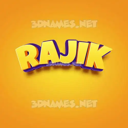 rajik in Orange Toon style - 3D name wallpaper rajik in Orange Toon style - 3D name wallpaper
