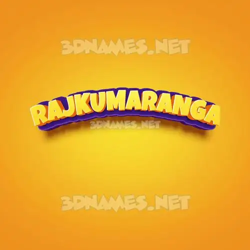 rajkumaranga in Orange Toon style - 3D name wallpaper rajkumaranga in Orange Toon style - 3D name wallpaper