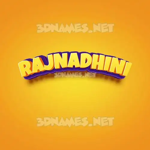 rajnadhini in Orange Toon style - 3D name wallpaper rajnadhini in Orange Toon style - 3D name wallpaper