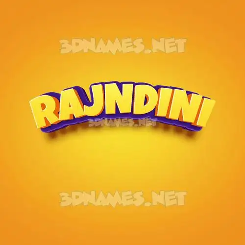 rajndini in Orange Toon style - 3D name wallpaper rajndini in Orange Toon style - 3D name wallpaper