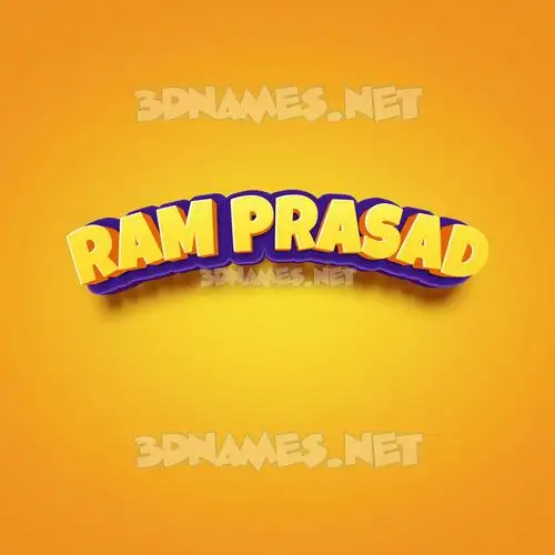 ram prasad in Orange Toon style - 3D name wallpaper ram prasad in Orange Toon style - 3D name wallpaper