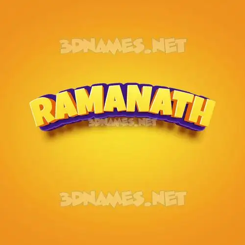 ramanath in Orange Toon style - 3D name wallpaper ramanath in Orange Toon style - 3D name wallpaper