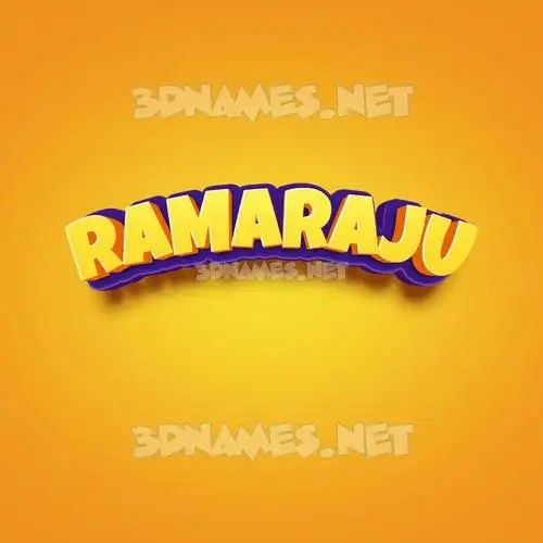 ramaraju in Orange Toon style - 3D name wallpaper ramaraju in Orange Toon style - 3D name wallpaper