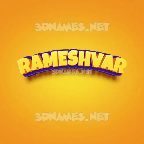 rameshvar in Orange Toon style - 3D name wallpaper rameshvar in Orange Toon style - 3D name wallpaper